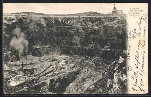 AK Kimberley /Transvaal, De Beers Premier Mine Wesselton