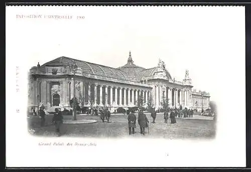 AK Paris, Exposition universelle de 1900, Grand Palais des Beaux-Arts