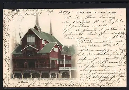 AK Paris, Exposition universelle de 1900, La Norvège