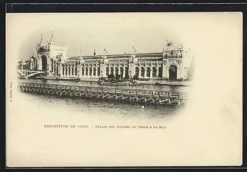 AK Paris, Exposition universelle de 1900, Palais des Armees de Terre & de Mer