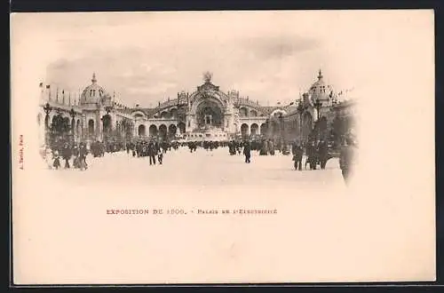 AK Paris, Exposition universelle de 1900, Palais de l`Électricité
