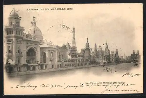AK Paris, Exposition universelle de 1900, Les Palais des Nations étrangeres