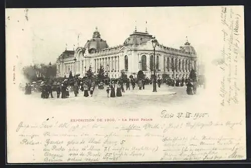 AK Paris, Exposition universelle de 1900, Le Petit Palais