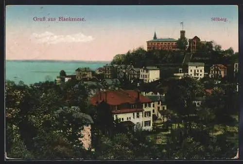 AK Hamburg-Blankenese, Süllberg mit Hotel