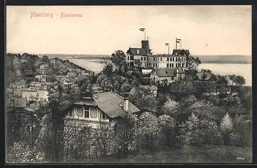 AK Hamburg-Blankenese, Teilansicht