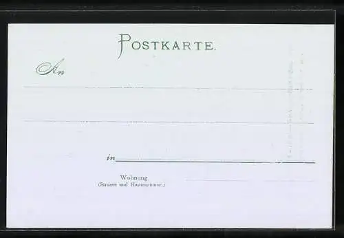 AK Portrait Schriftsteller Julius Wolff im Anzug