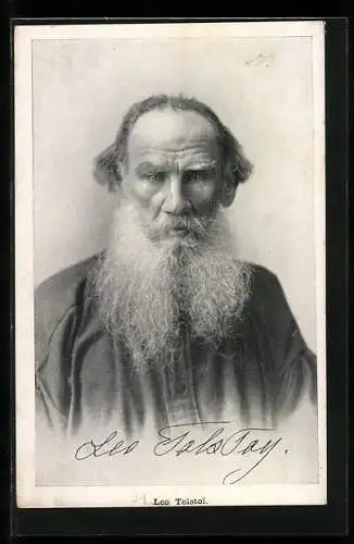 AK Russischer Schriftsteller Leo Tolstoi