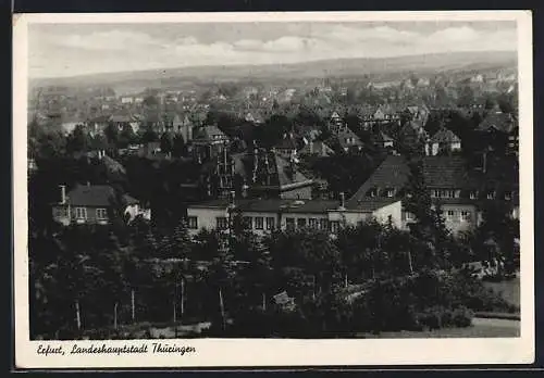 AK Erfurt /Thüringen, Teilansicht