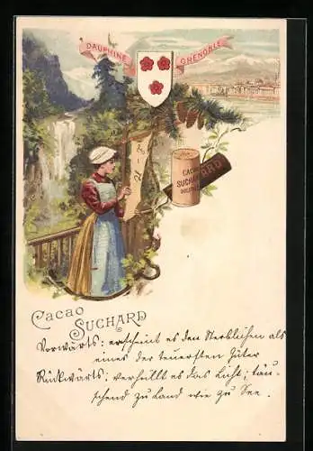 AK Cacao Suchard der Dauphine Grenoble