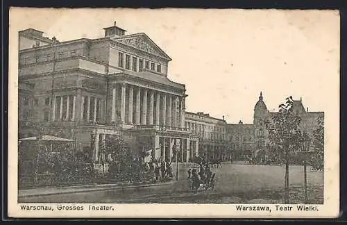 AK Warschau, Grosses Theater