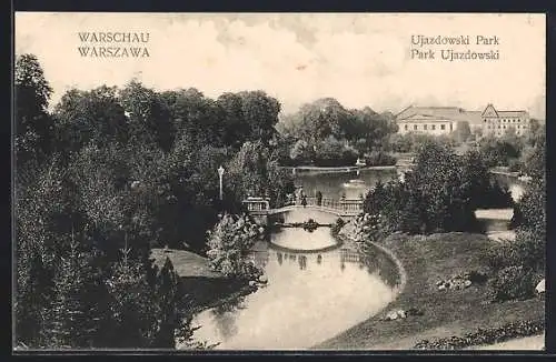 AK Warschau-Warszawa, Ujazdowski Park