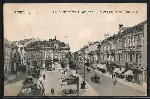 AK Przemysl, Miczkiewicz und Bahngasse