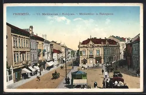 AK Przemysl, Mickiewicz und Bahngasse