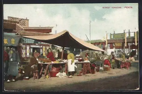 AK Pekin, Street Vendors, Strassenhändler