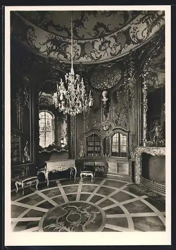 Foto-AK Deutscher Kunstverlag, Nr.17: Potsdam, Bibliothek im Schloss Sanssouci