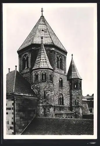 Foto-AK Deutscher Kunstverlag, Nr.1: Essen /Ruhr, Münsterkirche-Westbau um 1000