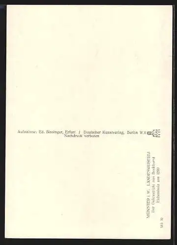 Foto-AK Deutscher Kunstverlag, Nr.70: Münster i. W., Landesmuseum-Der Gekreuzigte aus Bockhorst