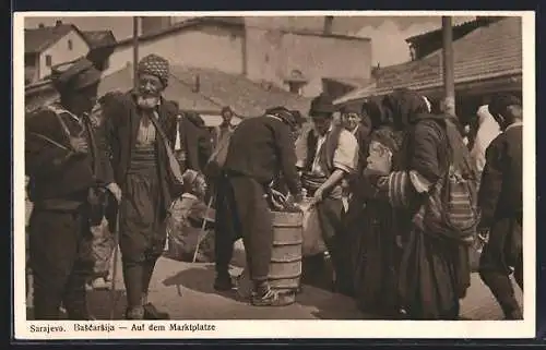 AK Sarajewo, Auf dem Marktplatz am Markttag