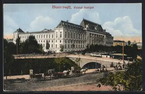 AK Bukarest / Bucuresti, Palatul Justitiei