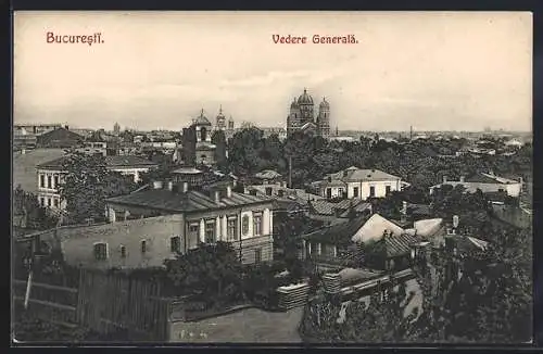 Künstler-AK Bucuresti, Vedere Generala