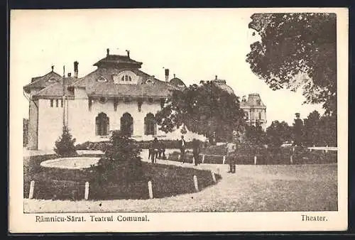 AK Râmnicu-Sarat, Blick zum Theater