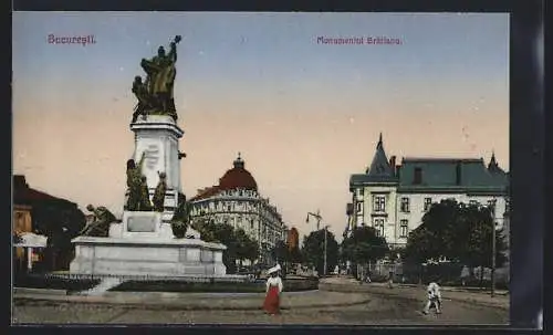 AK Bucuresti, Monumentul Bratianu