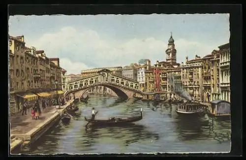 AK Venezia, Canal Grande, Ponte di Rialto