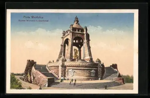 AK Porta Westfalica, Kaiser Wilhelm I.-Denkmal