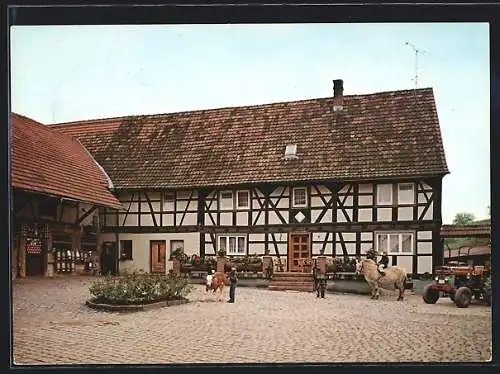 AK Reichelsheim-Gumpen / Odenwald, Odenwälder Bauernhof Käsra, Kriemhildstrasse 8