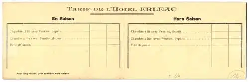 Klapp-AK St-Jean-de-Luz, Hotel Erleac, Le Hall, Le Salle à manger