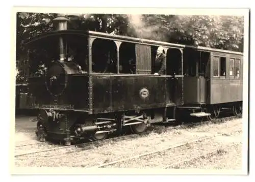 Fotografie Eisenbahn, Kleinbahn - Schmalspurbahn, Dampflok - Triebwagen, Personenzug