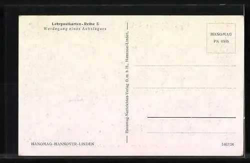 AK Hannover-Linden, Hanomag, Werdegang eines Achslagers, 5. Abdrehen der Seitenflächen, Fabrikarbeiter