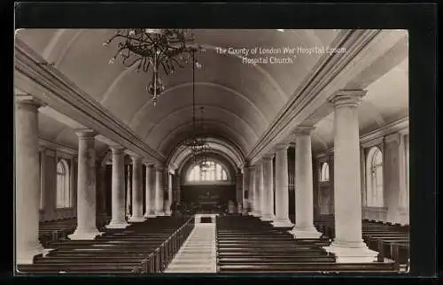 AK Epsom, The County of London War Hospital, Hospital Church