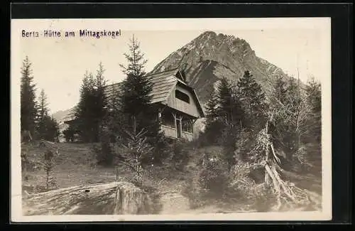 AK Berta-Hütte, Berghaus am Mittagskogel
