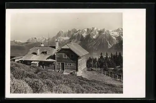 AK Schladmingerhütte auf der Planei, Totalansicht