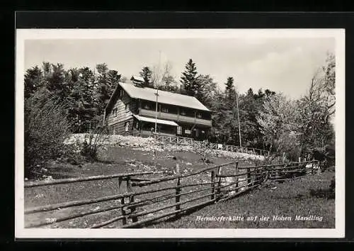 AK Berndorferhütte auf der Hohen Mandling, Panorama