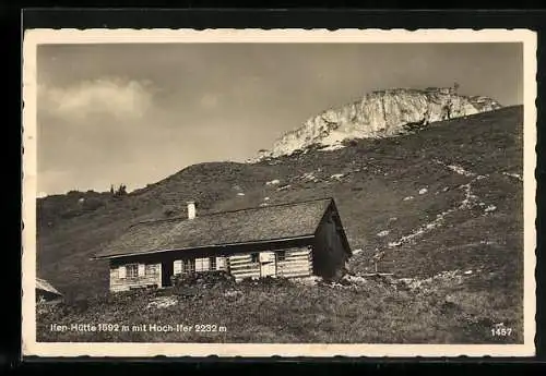 AK Ifen-Hütte mit Blick zum Hoch-Ifer