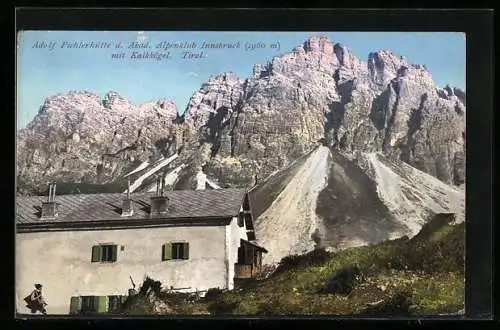 AK Adolf-Pichlerhütte mit Kalkkögel