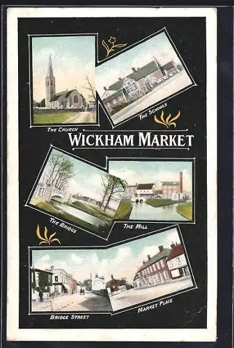 AK Wickham Market, The Church, The Schools, Market Place, The Mill, The Bridge