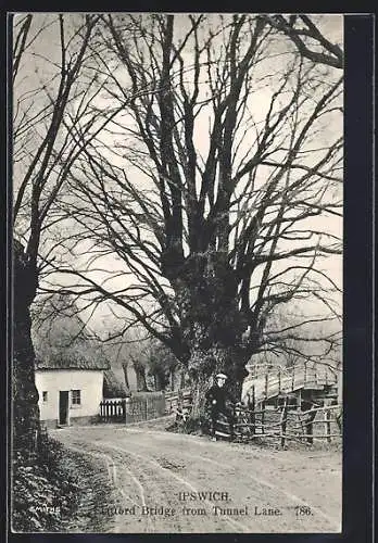 AK Ipswich, Flatford Bridge from Tunnel Lane