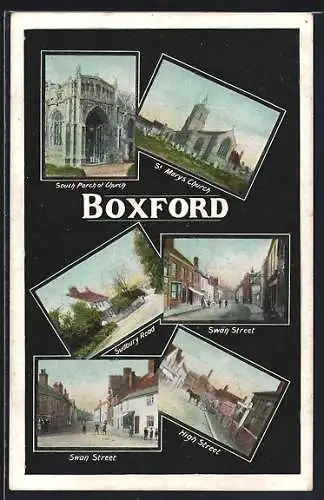 AK Boxford, Sudbury Road, Swan Street, High Street, St. Mary`s Church