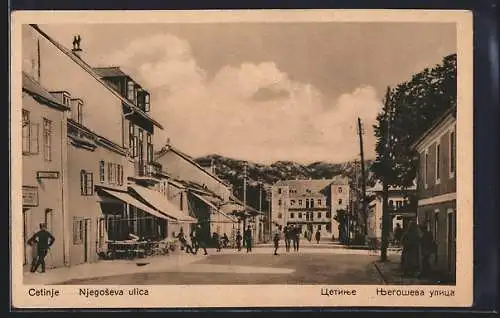 AK Cetinje / Cettigne, Njegoseva ulica, Polizeistation