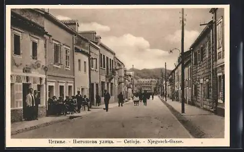 AK Cetinje, Blick in die Njegosch-Gasse