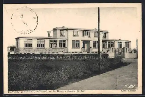 AK Beaune-les-Mines, Le Bourg, Groupe Scolaire