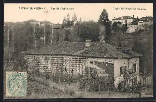 AK Aixe-sur-Vienne, Rue de l`Abreuvoir