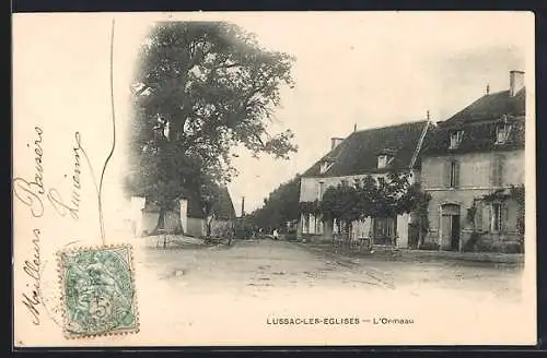 AK Lussac-les-Églises, L`Ormeau et maisons traditionnelles