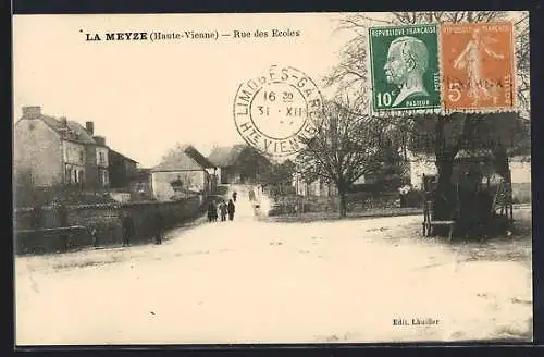 AK La Meyze, Rue des Écoles