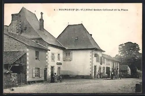 AK Bujaleuf, Hôtel Redon Celliscout et la Place