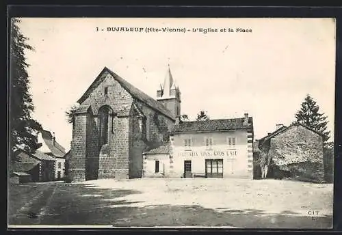 AK Bujaleuf, L`Eglise et la Place