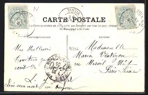 AK Bujaleuf, Place du Marché